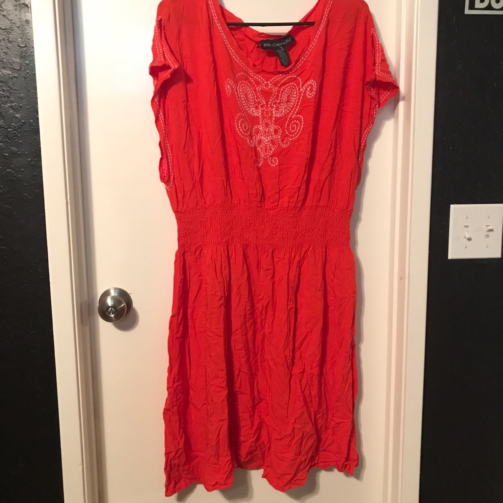 3x Orange Sun Dress