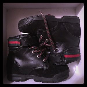 Gucci toddler boots euro 22/6c. Worn about 3/5