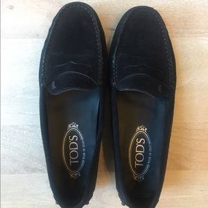 TOD'S Gommino Suede Loafers