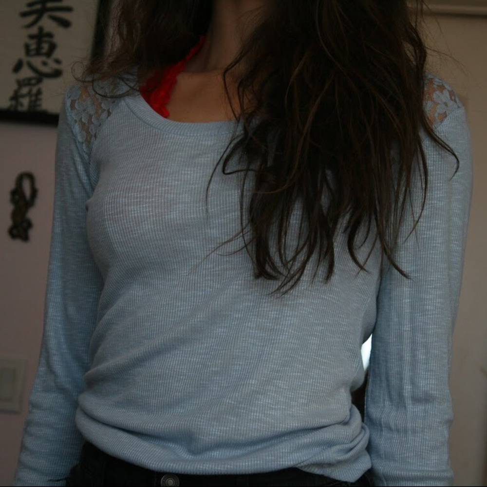 Light blue long sleeve