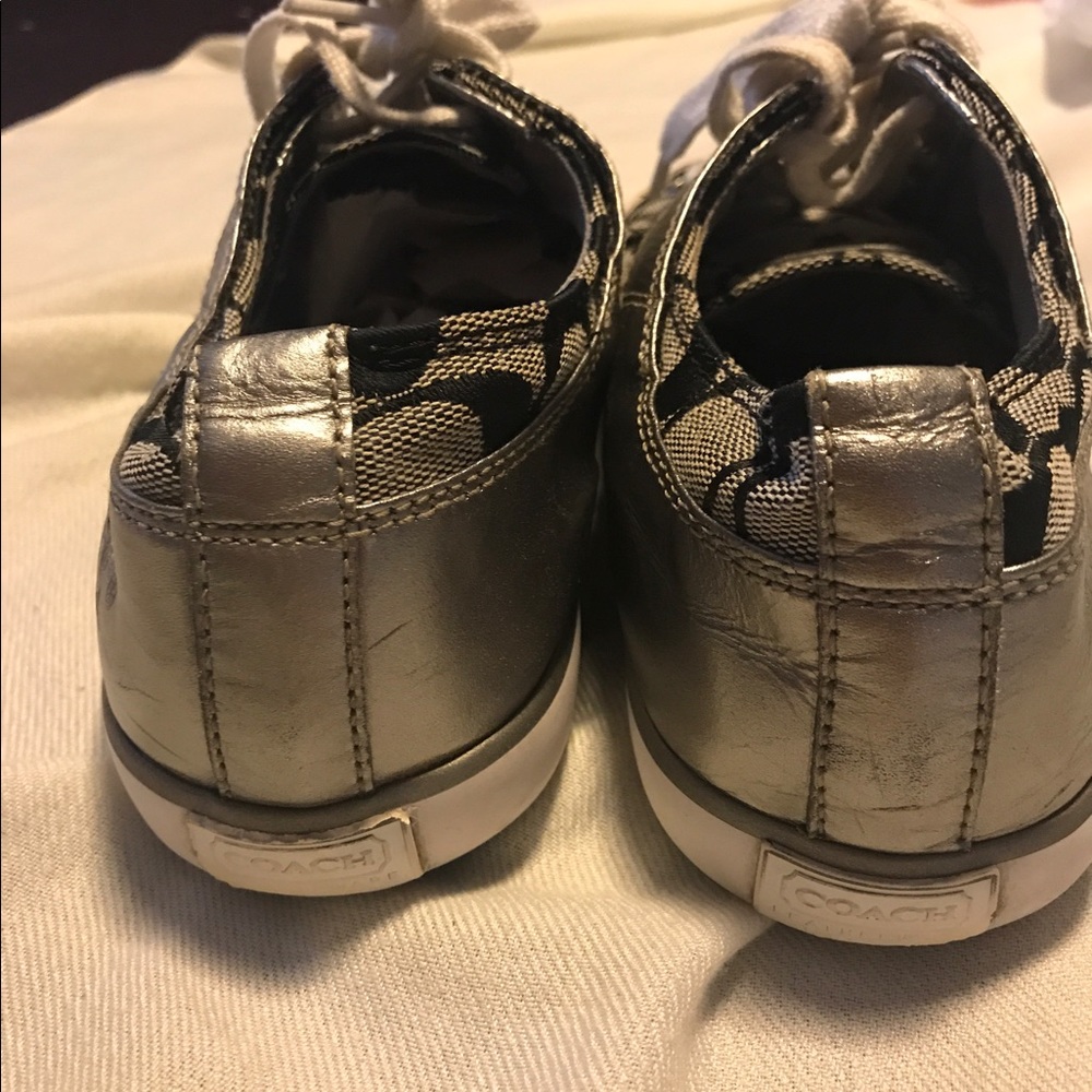 LAST CHANCE COACH size 7.5 Bobbey sneakers - Picture 3 of 8