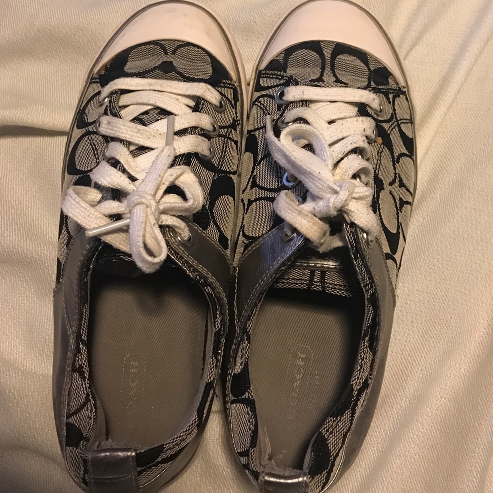 LAST CHANCE COACH size 7.5 Bobbey sneakers - Picture 4 of 8