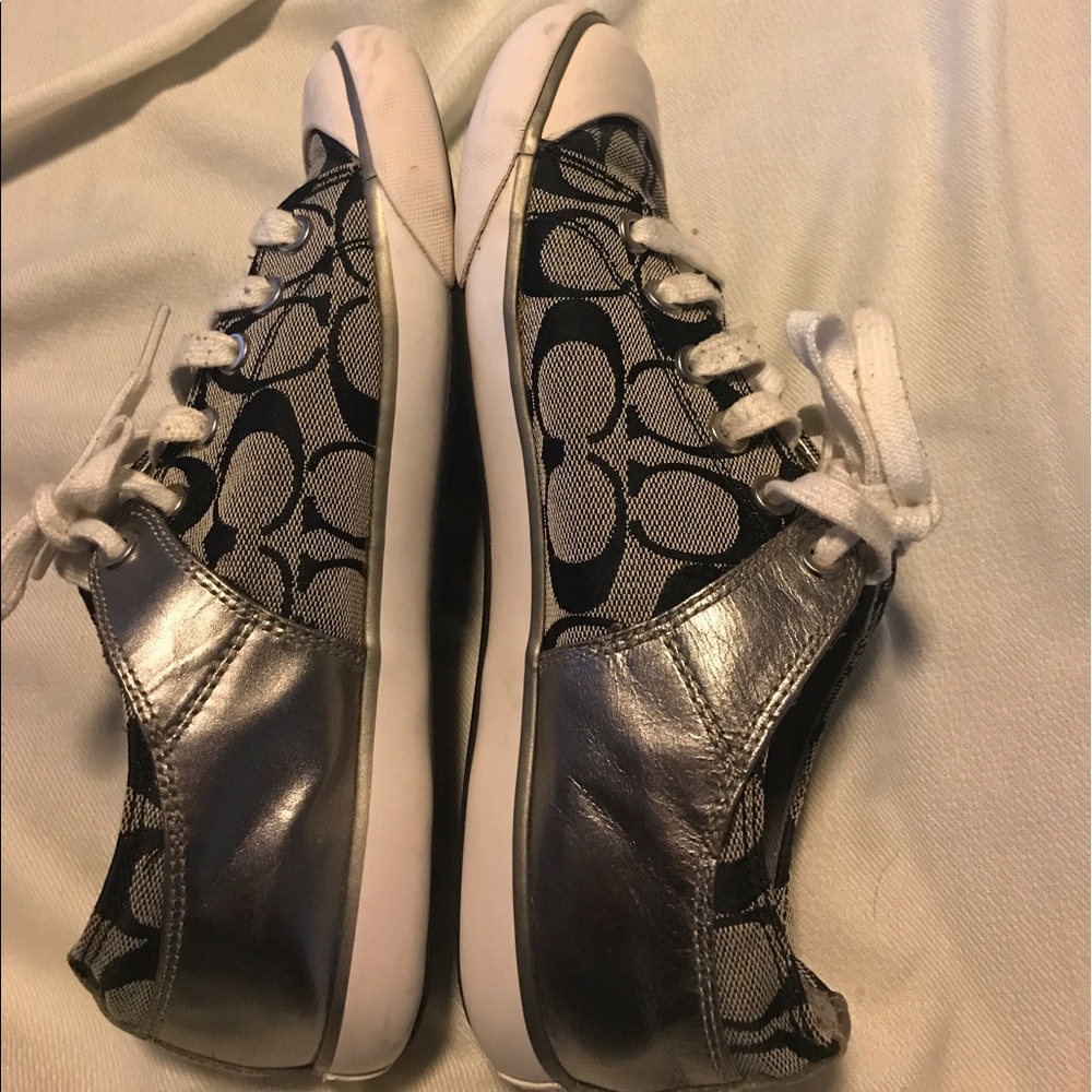 LAST CHANCE COACH size 7.5 Bobbey sneakers - Picture 5 of 8