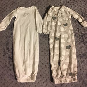 Baby gown sleep sack.