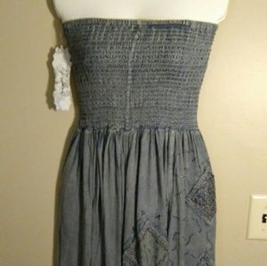 Ladies cotton crop top dress