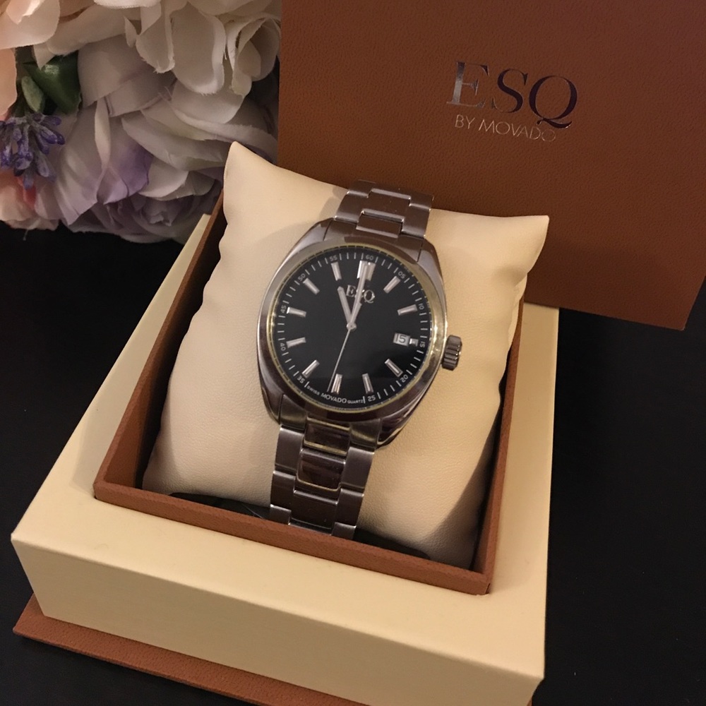 ESQ by Movado Men's Watch - SS BLACK Face