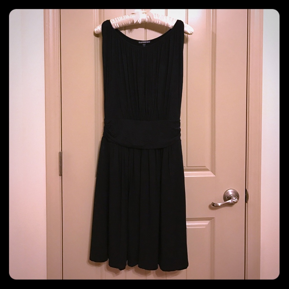 Express Ruched Drape Dress