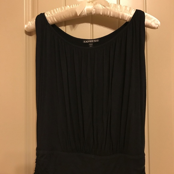 Express Ruched Drape Dress - Picture 3 of 4