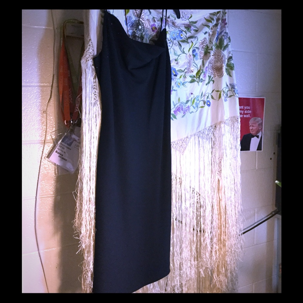 Black cocktail dress