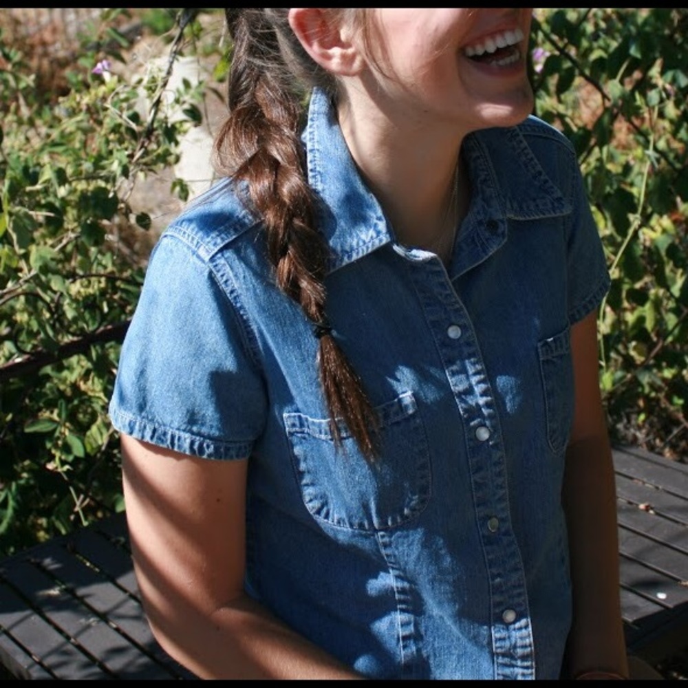 Vintage jean shirt