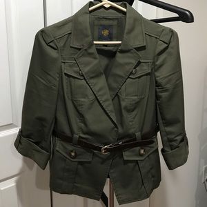 Army green 3/4 green jacket