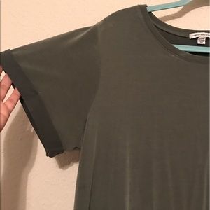 Olive Tshirt dress.