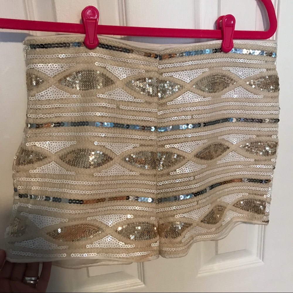Sequins shorts
