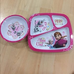 disney frozen plate set