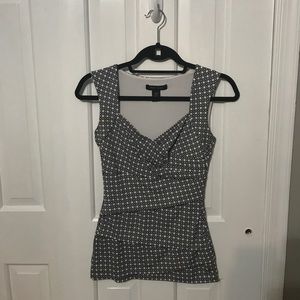 White House Black Market XXS Ruched Tank