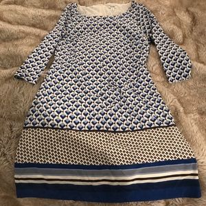 Blue work/play dress