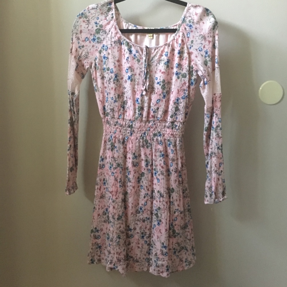 Pink flowery sundress