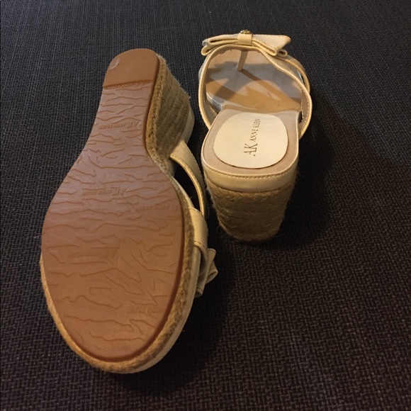 Anne Klein white sandals. Size 6.5. Never worn! - Picture 3 of 3