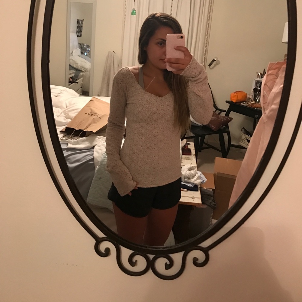 Free people long sleeve sweater shirt