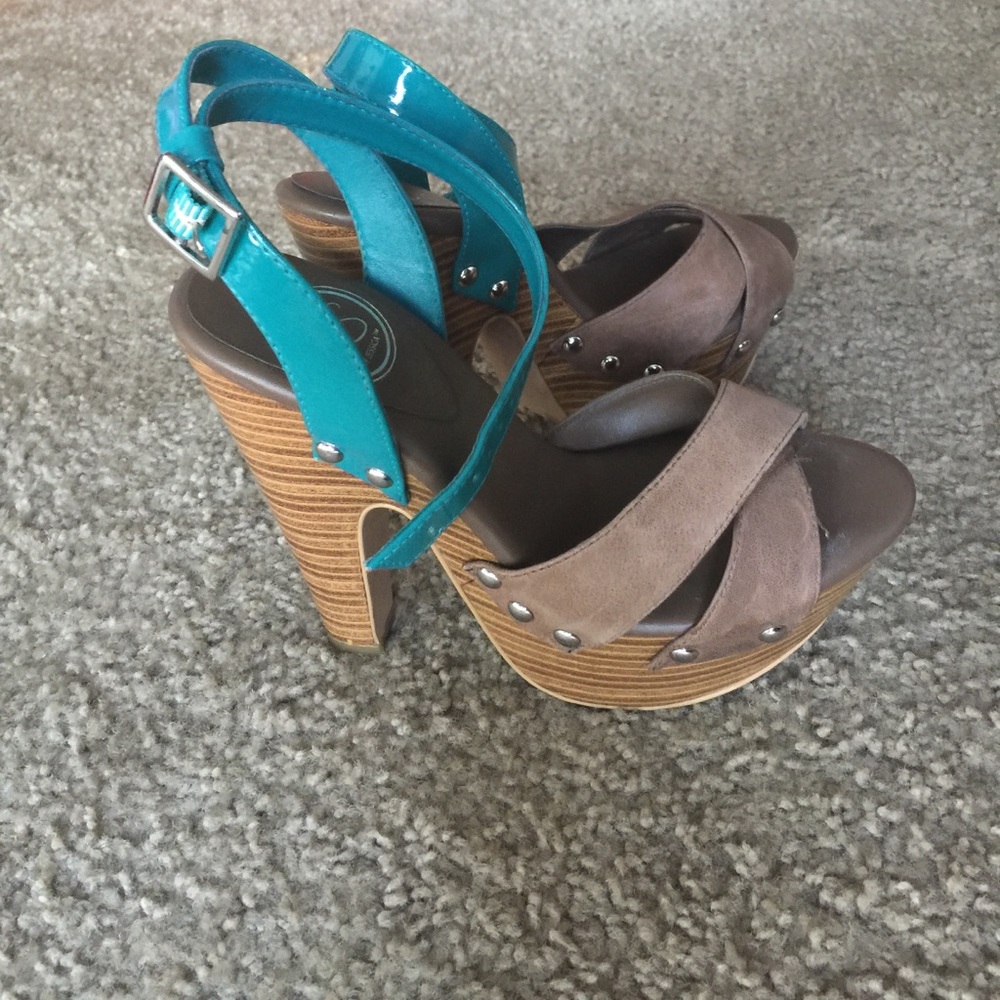 Strappy heels