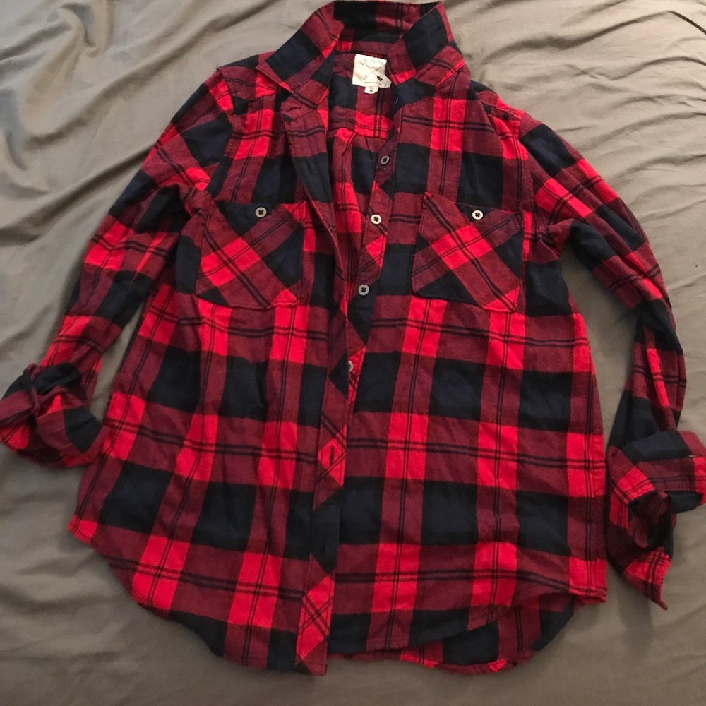 Red flannel, women's size M
