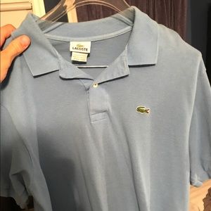 Lacoste light blue polo shirt
