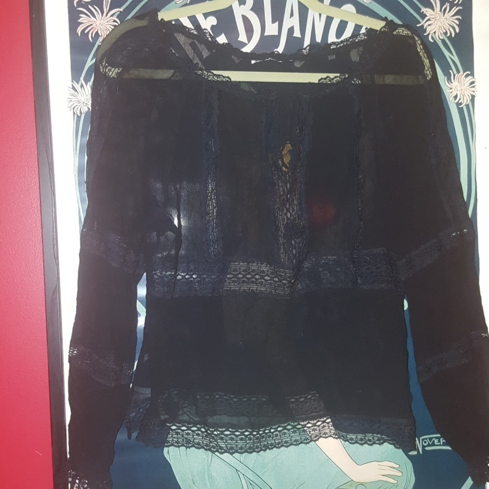 Vintage 90's goth blouse