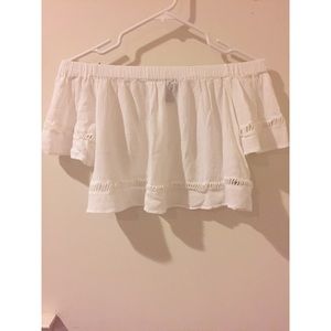 Off the shoulder crop top [NEVER WORN]