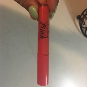 Too faced peach lipstick