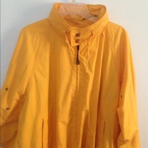 Vintage Yellow Nautica Windbreaker