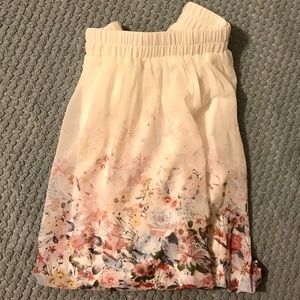 Floral detailed skirt