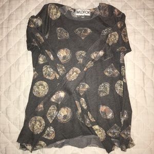 Wildfox Long Sleeve Diamond Tee 💎