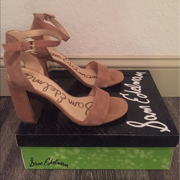 Sam Edelman Shoes - Sam Edelman Synthia camel suede heels