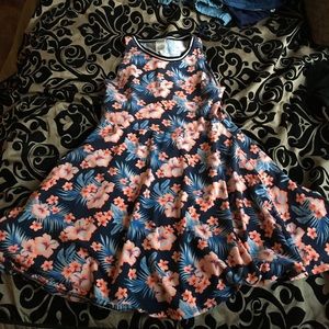 Vs Pink Floral Dress