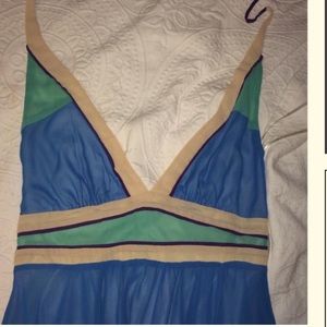 Color Block Maxi Dress