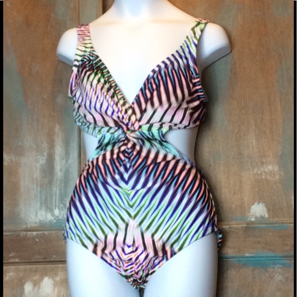 Shoshanna mirage cutout monokini NWT SZ 10 - Picture 3 of 7