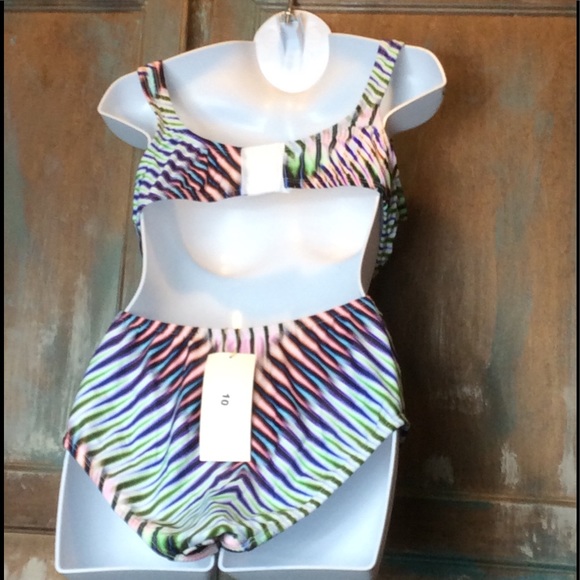 Shoshanna mirage cutout monokini NWT SZ 10 - Picture 4 of 7