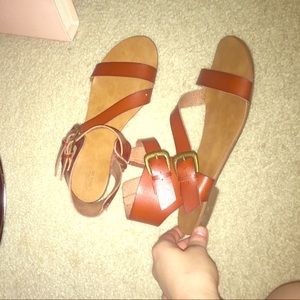 Gladiator wrap sandals!