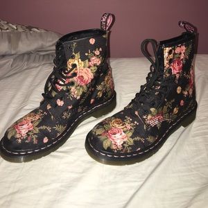Floral Doc Martens
