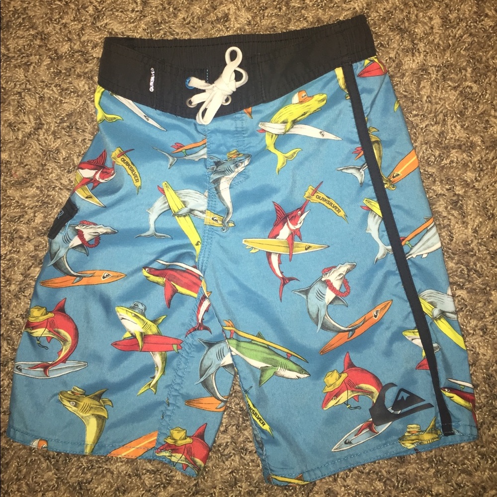 Boys 5 Quiksilver Swim Trunks
