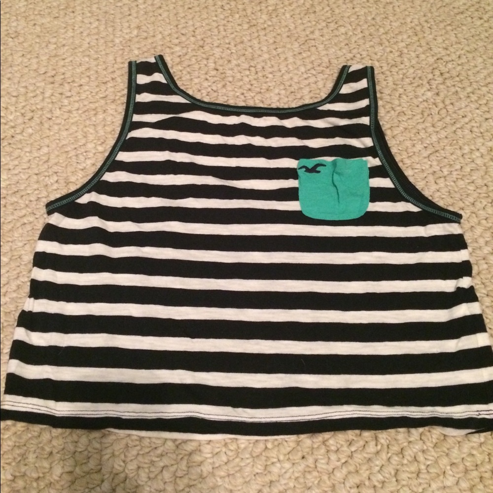 Hollister Striped Crop Top
