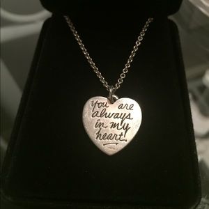 James Avery You Are Always in My Heart & 18" Chain