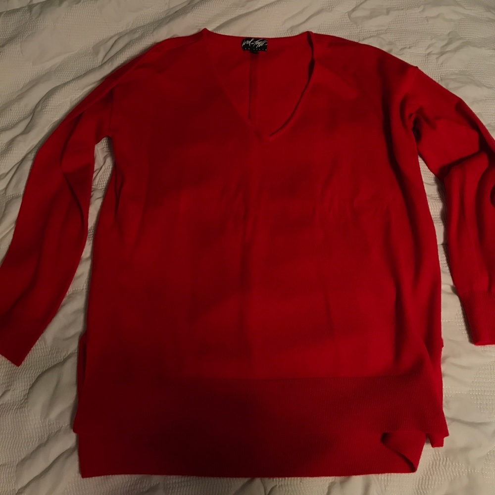 red sweater