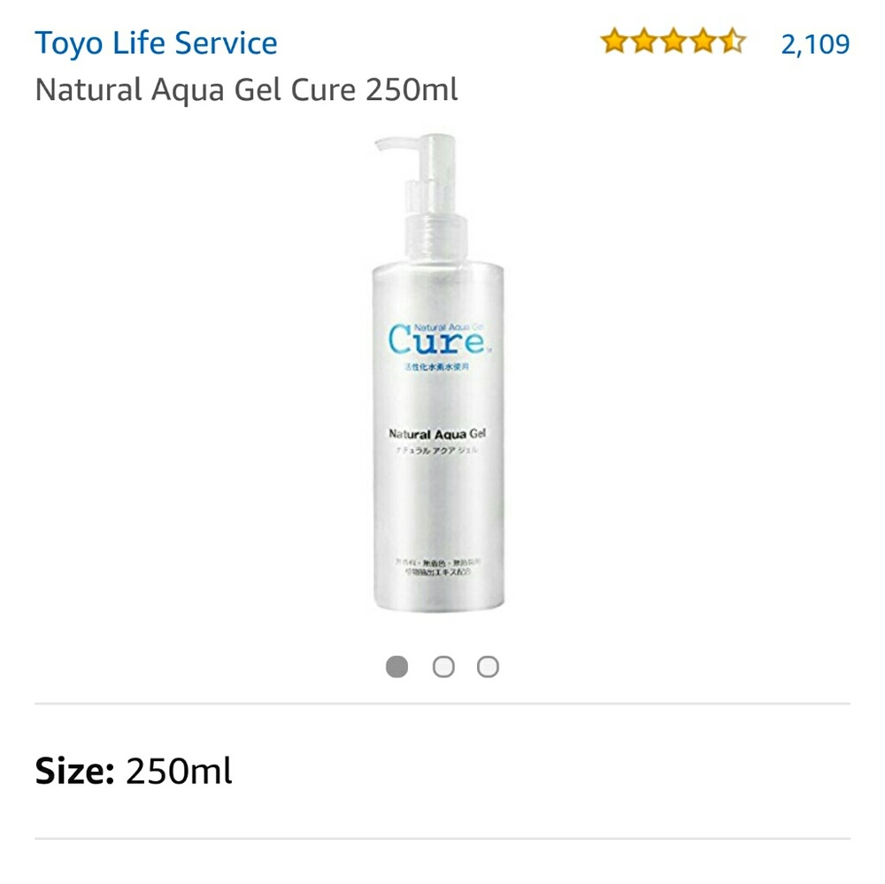 Cure natural Aqua Gel (Best selling Exfoliator)