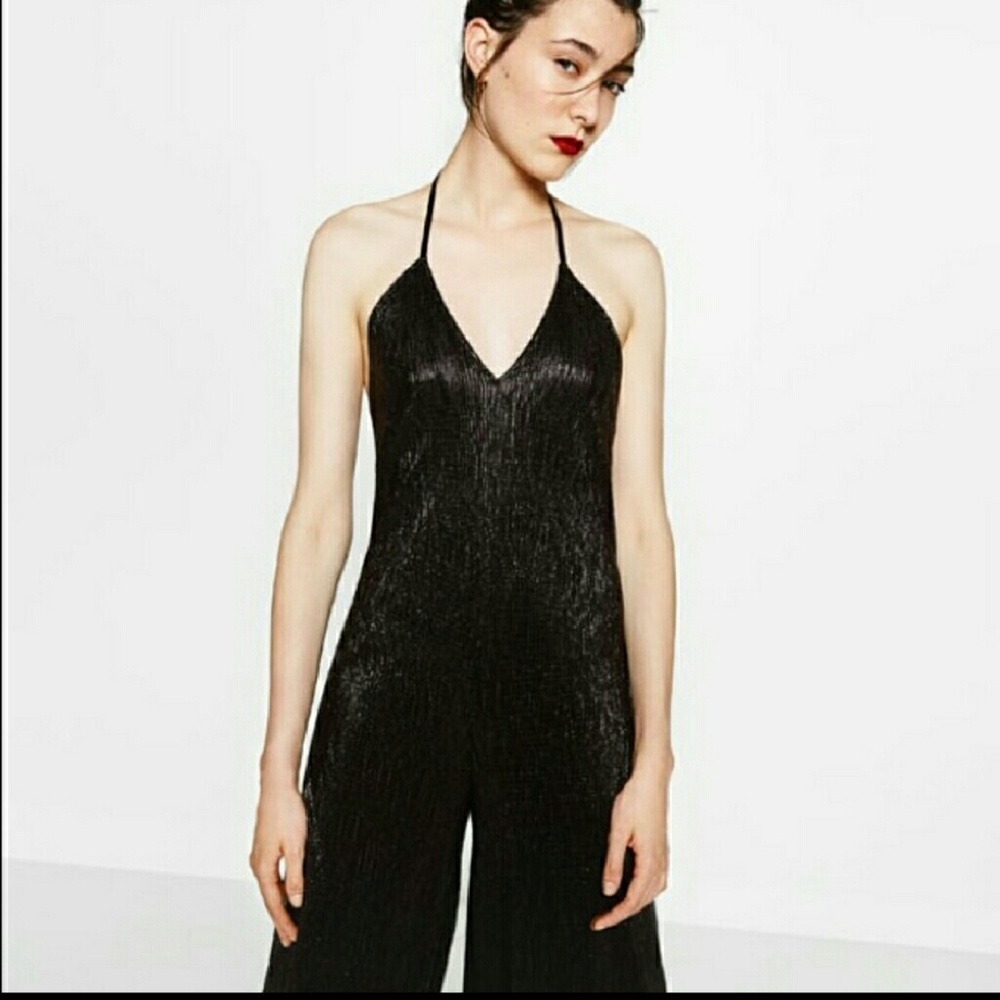Zara Halter Neck Jumpsuit