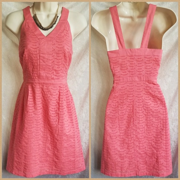 Old Navy Dresses & Skirts - NWT Cotton eyelet watermelon coral lined sun dress