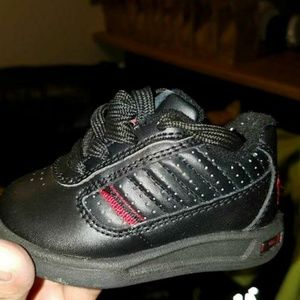 Polo Ralph Lauren Black/Red Toddler Sz 4 Shoes