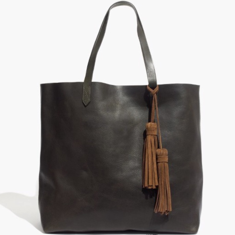 *NEW MADEWELL LEATHER TASSEL TIE