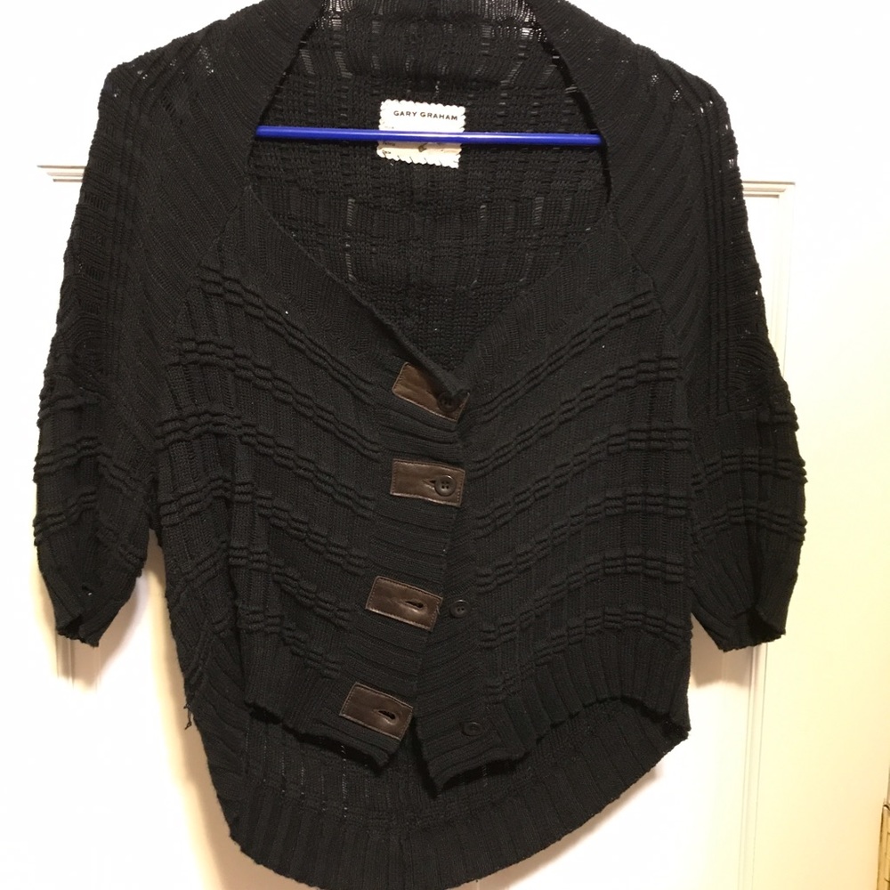 Gary Graham cropped cardi