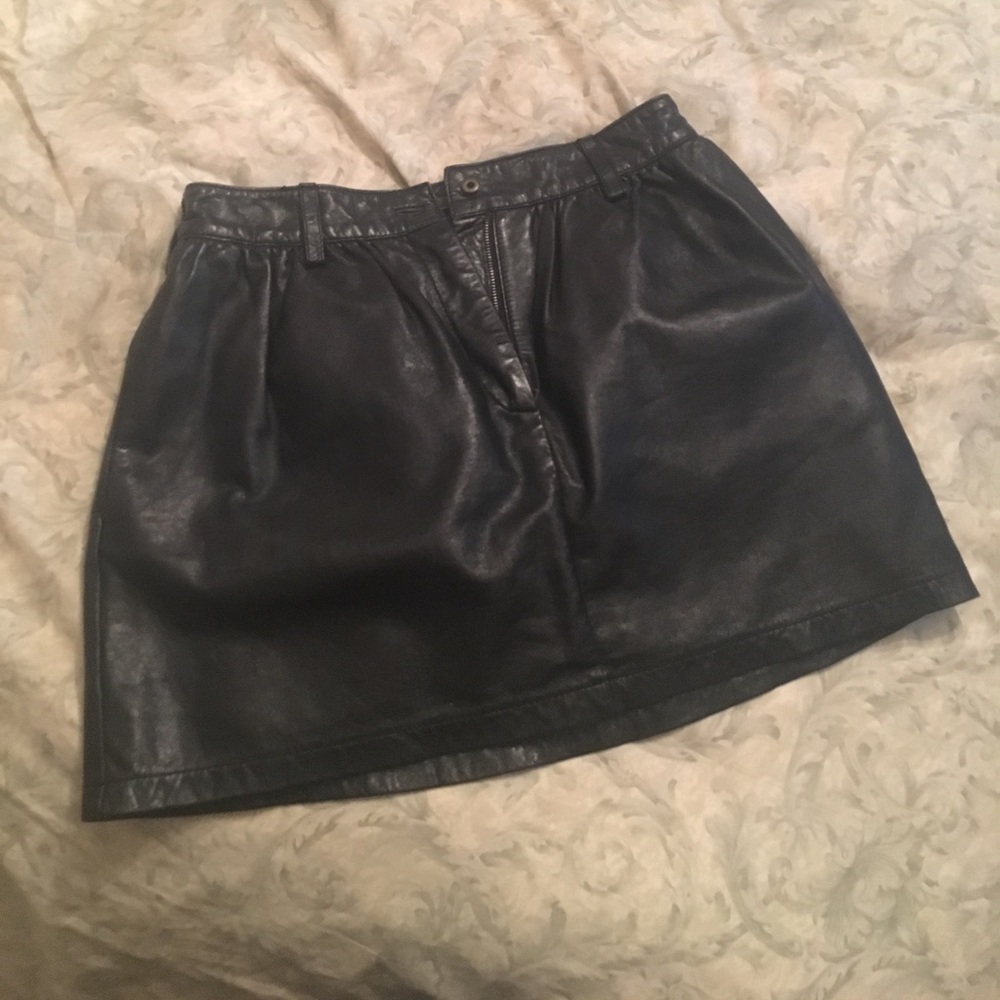 Society For Rational Dress Leather Skirt